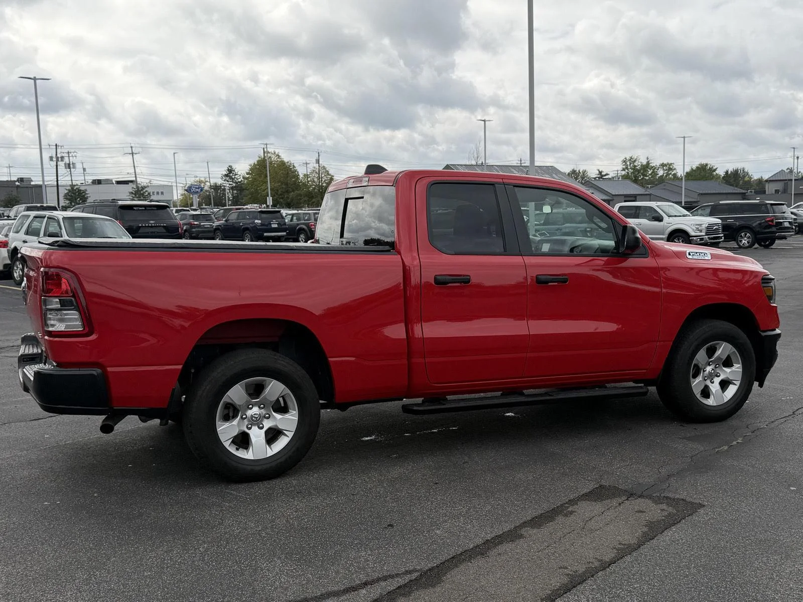 Used 2024 Flame Red Clearcoat Ram Tradesman image 5