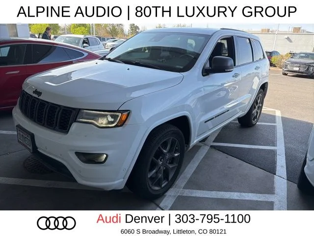 Used 2021 White Jeep 80th Anniversary Edition image 1