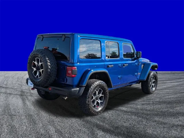 Certified Used 2020 Ocean Blue Metallic Jeep Unlimited Rubicon image 4
