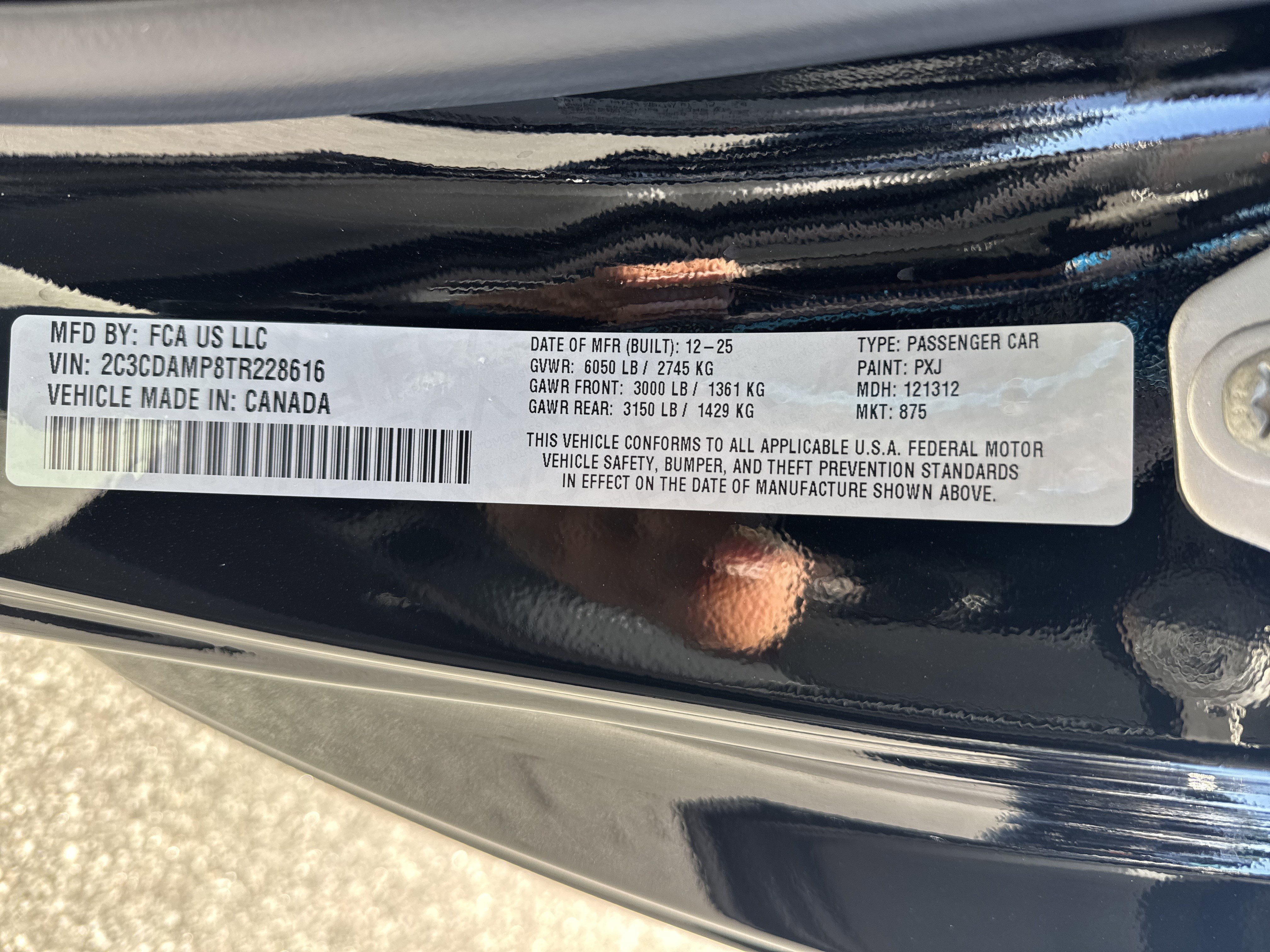 New 2026 Diamond Black Crystal Pearlcoat Dodge Scat Pack image 33