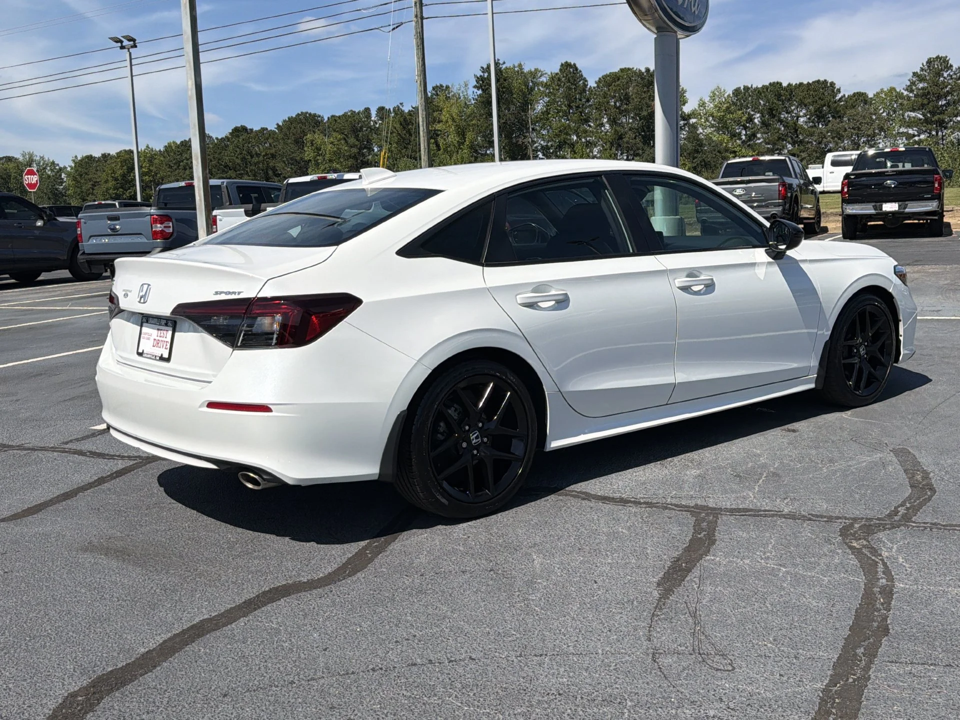 Certified Used 2025 Platinum White Pearl Honda Sport image 25