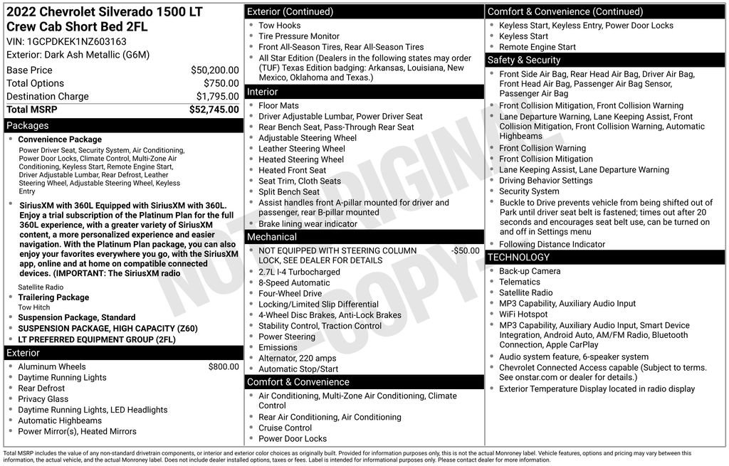 Used 2022 Gray Chevrolet LT image 19