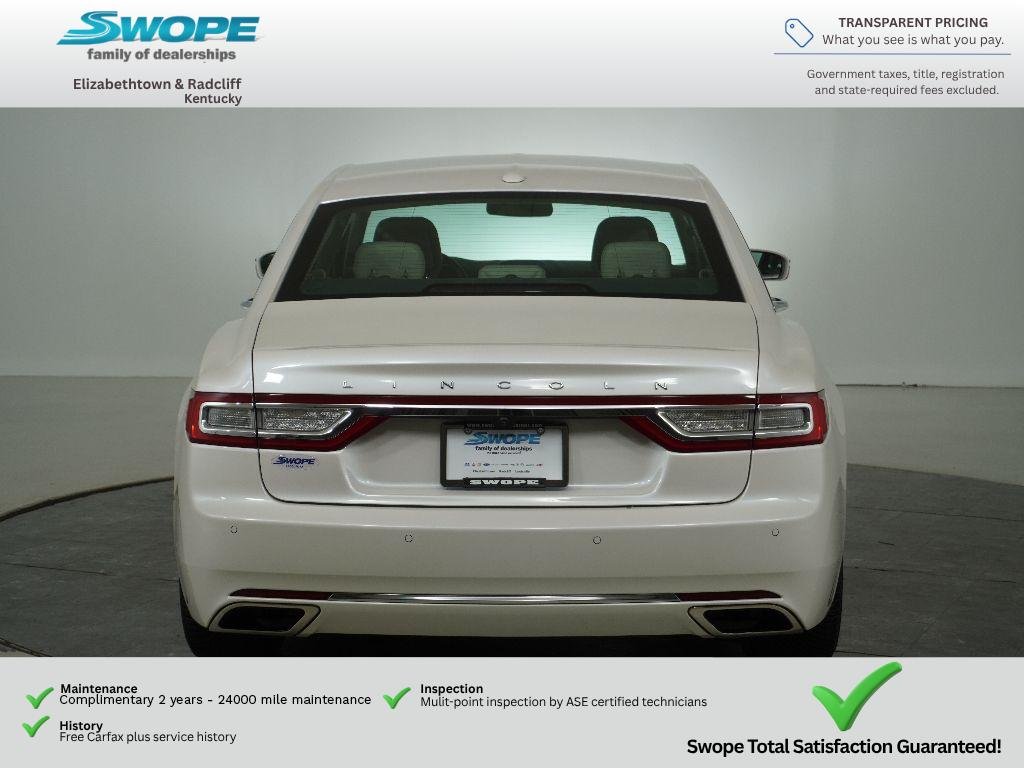 Used 2017 White Platinum Tri-Coat Lincoln Select image 4