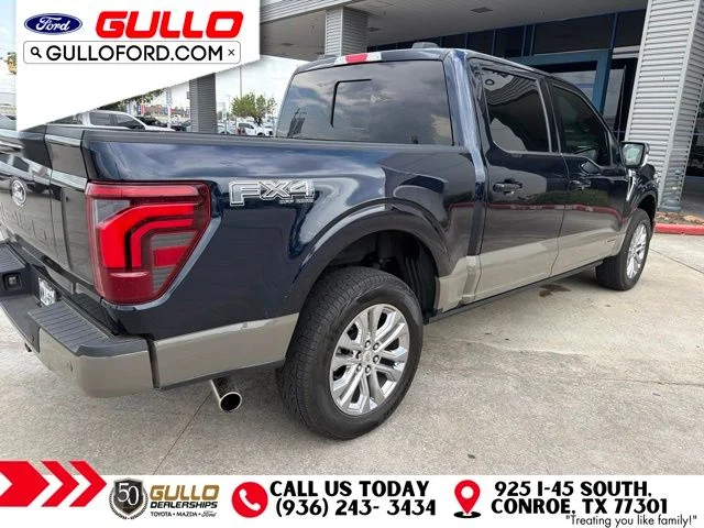 Used 2025 Antimatter Blue Metallic Ford King Ranch image 5