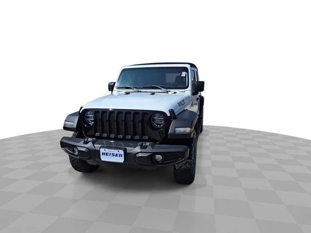 Used 2022 White Jeep Unlimited Willys image 3