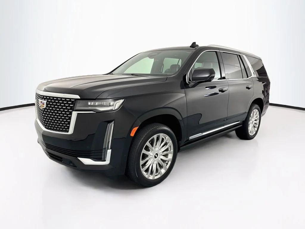 Used 2023 Black Cadillac Premium Luxury image 1