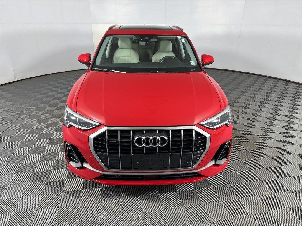 Used 2025 Progressive Red Metallic Audi Premium Plus image 2