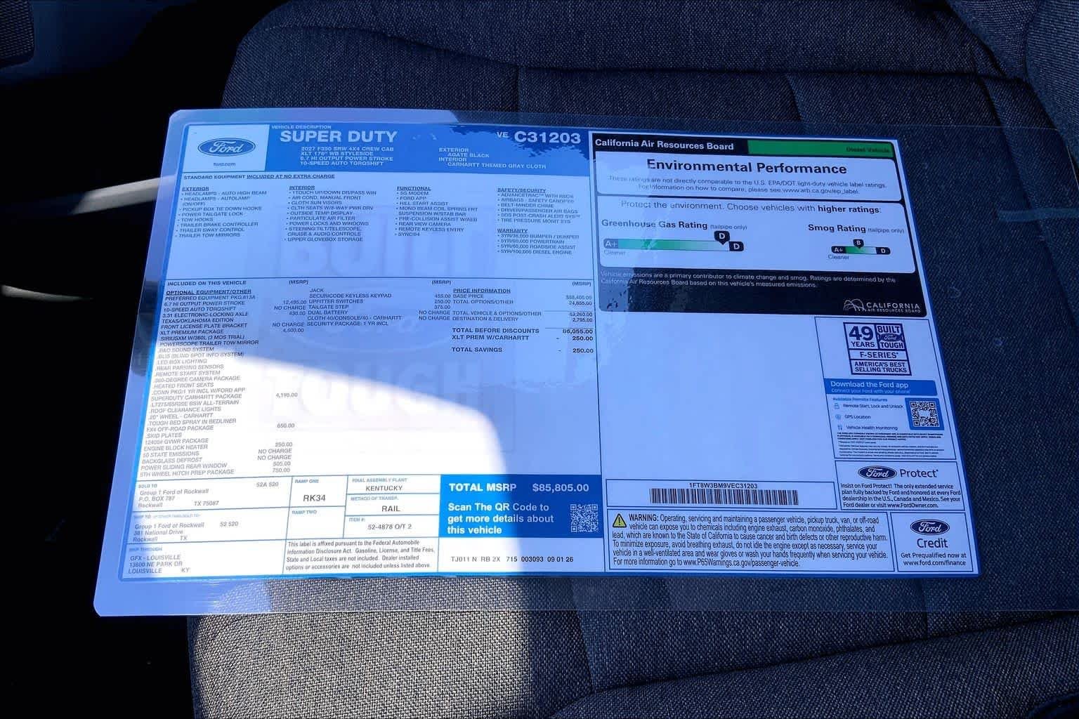 New 2027 Agate Black Metallic Ford F-350® XLT image 19
