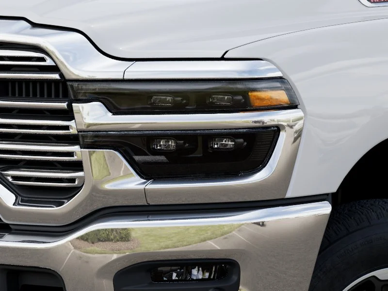 New 2026 Bright White Clear-Coat Exterior Paint RAM Laramie image 66