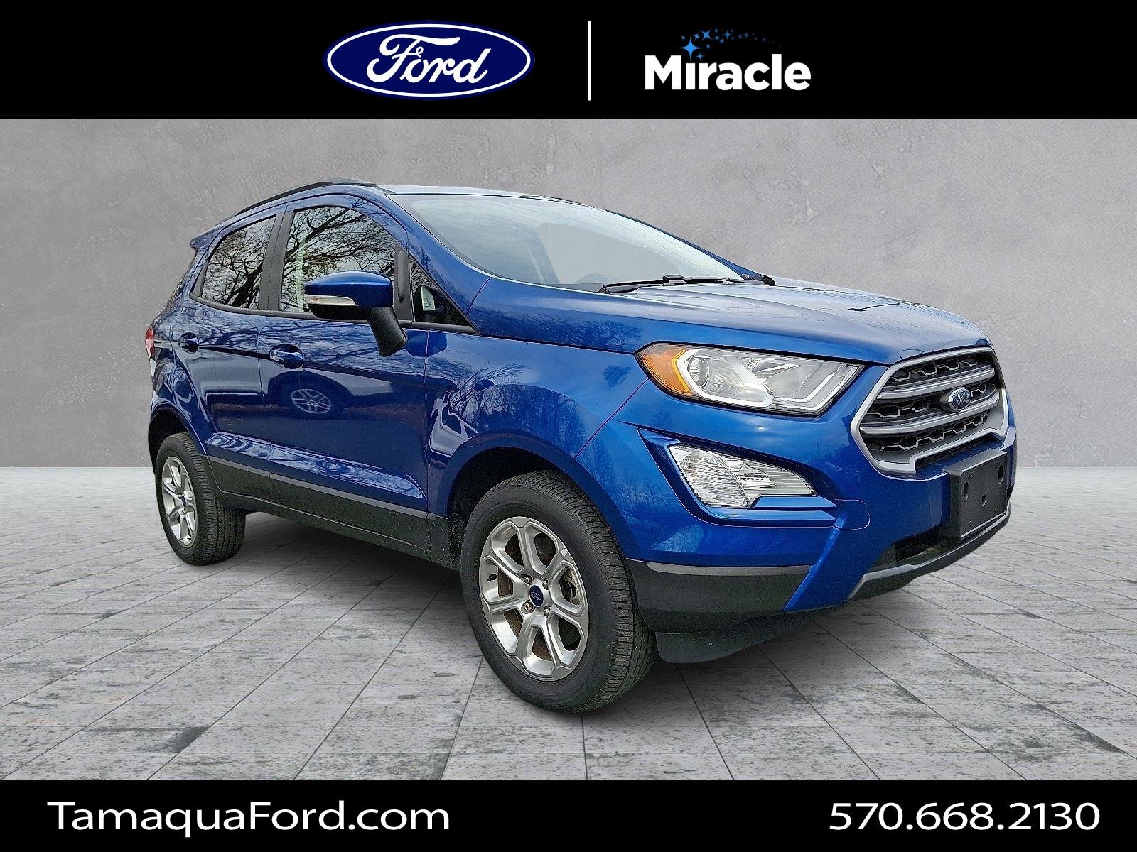 Used 2022 Lightning Blue Metallic Ford SE image 1