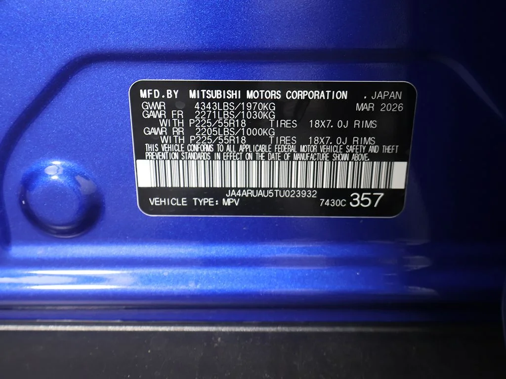 New 2026 Blue Mitsubishi 2.0 LE image 44