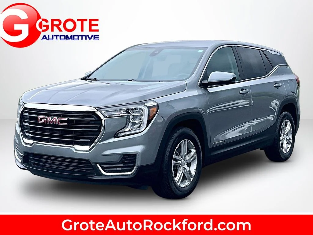 Used 2023 Silver GMC SLE image 1