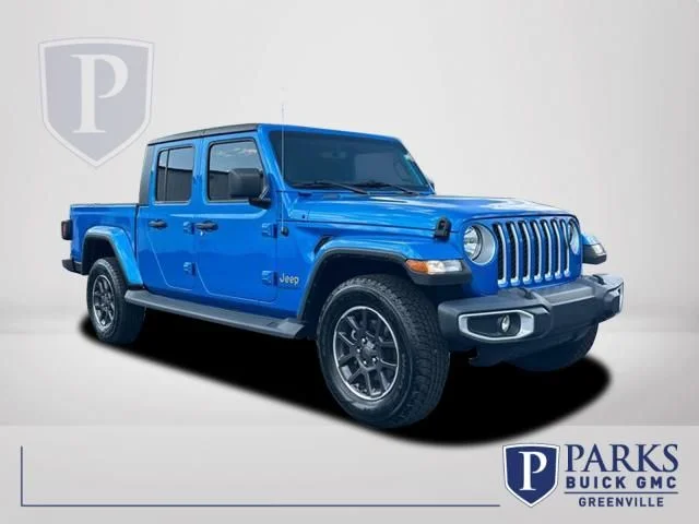 Used 2022 Blue Jeep Overland image 1