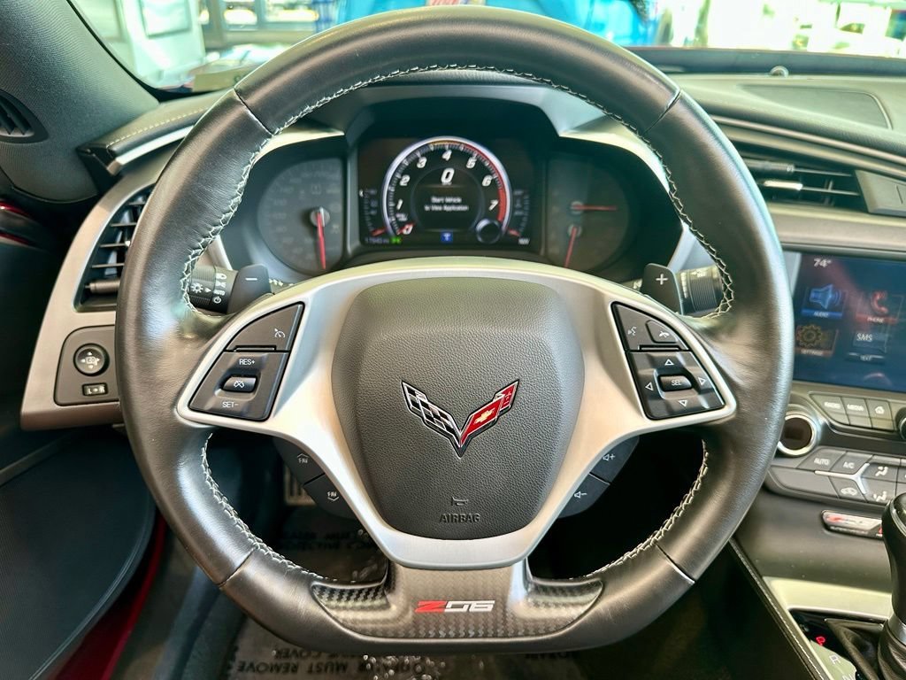 Used 2018 LONG BEACH RED METALLIC TINTCOAT Chevrolet Z06 1LZ image 29