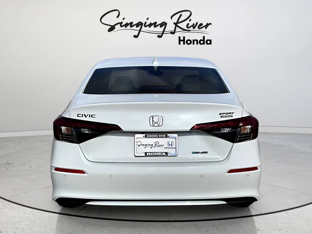 New 2026 Platinum White Pearl Honda 2WD Sport Touring Hybrid image 4