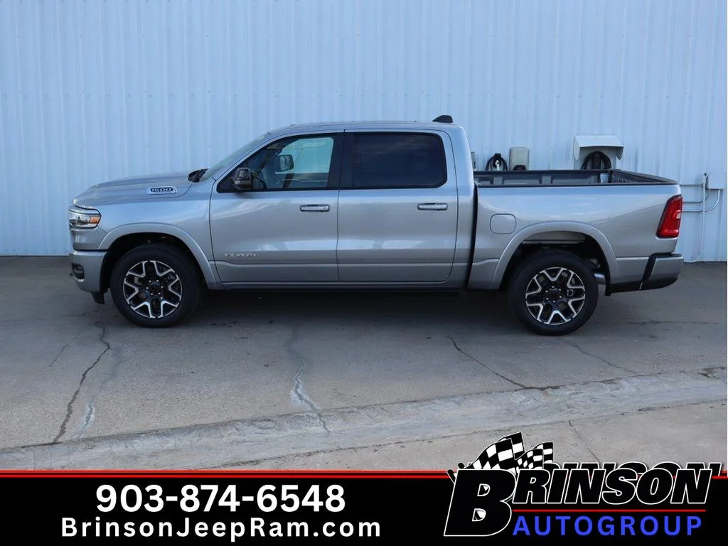New 2026 Billet Silver Metallic Clear-Coat Exterior Paint RAM Laramie image 3