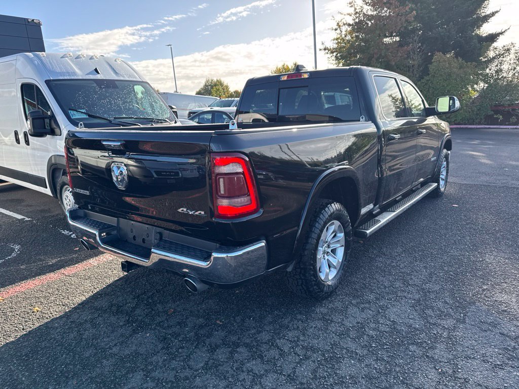 Used 2022 Diamond Black Crystal Pearlcoat Ram Laramie image 8