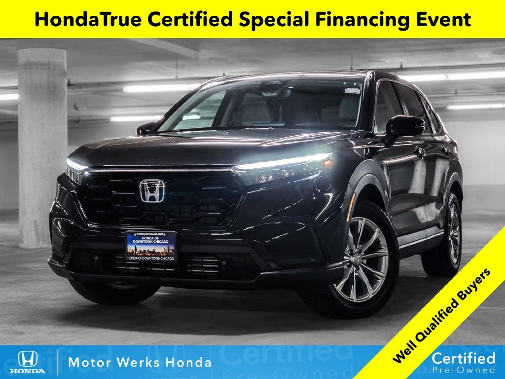 Certified Used 2024 Crystal Black Pearl Honda EX-L image 1