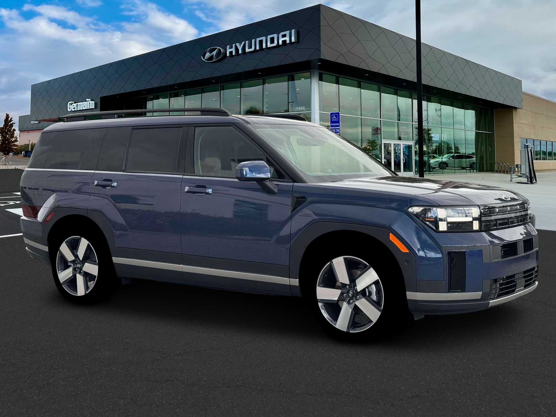 New 2026 Atlantis Blue Hyundai Limited AWD image 10