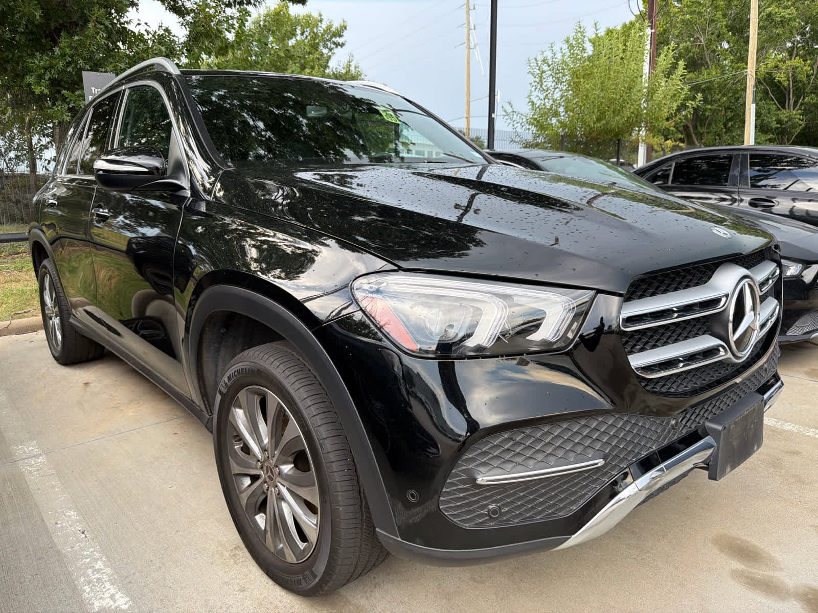 Certified Used 2020 Black Mercedes-Benz GLE 350 image 2