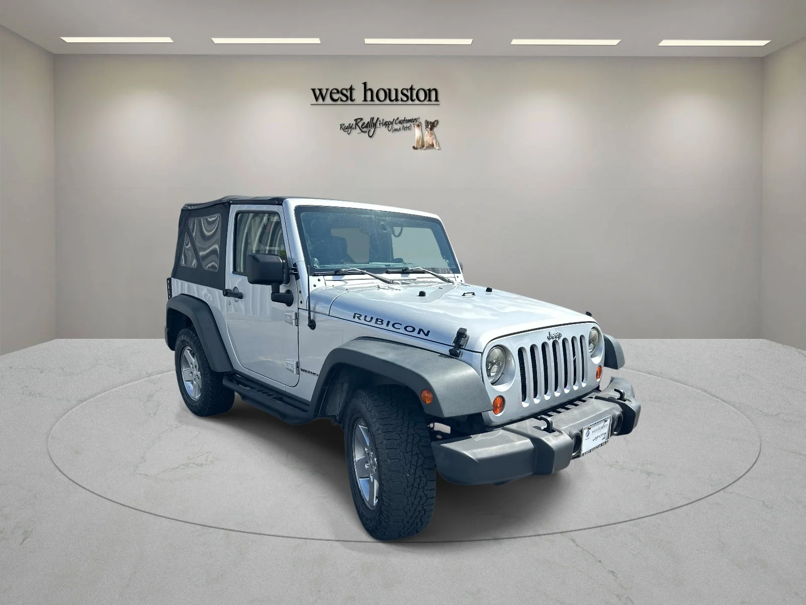 Used 2012 Bright Silver Metallic Jeep 4WD 2dr Rubicon image 3