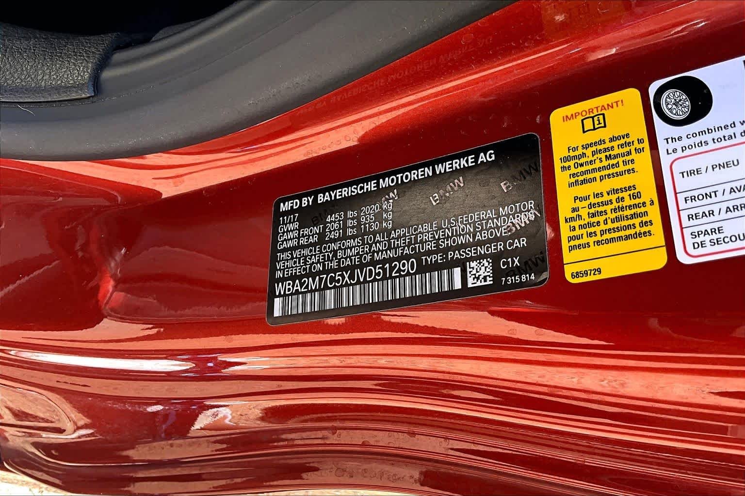 Used 2018 Sunset Orange Metallic BMW 230i image 31