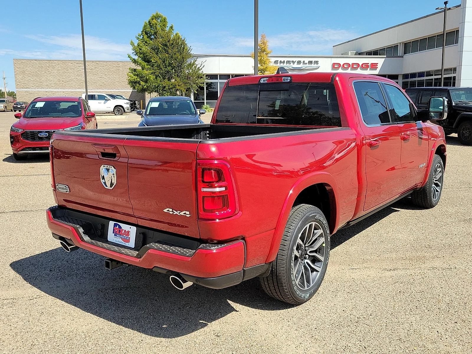 New 2027 Molten Red Pearlcoat Ram LIMITED LONGHORN CREW CAB 4X4 6