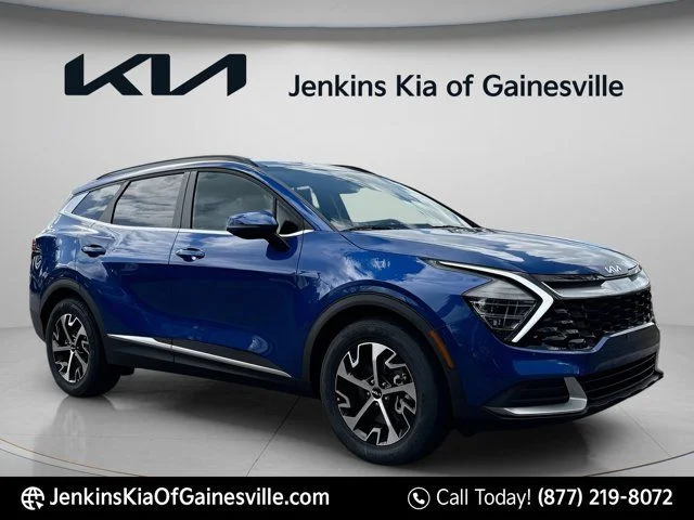 Used 2025 Blue Kia EX image 1
