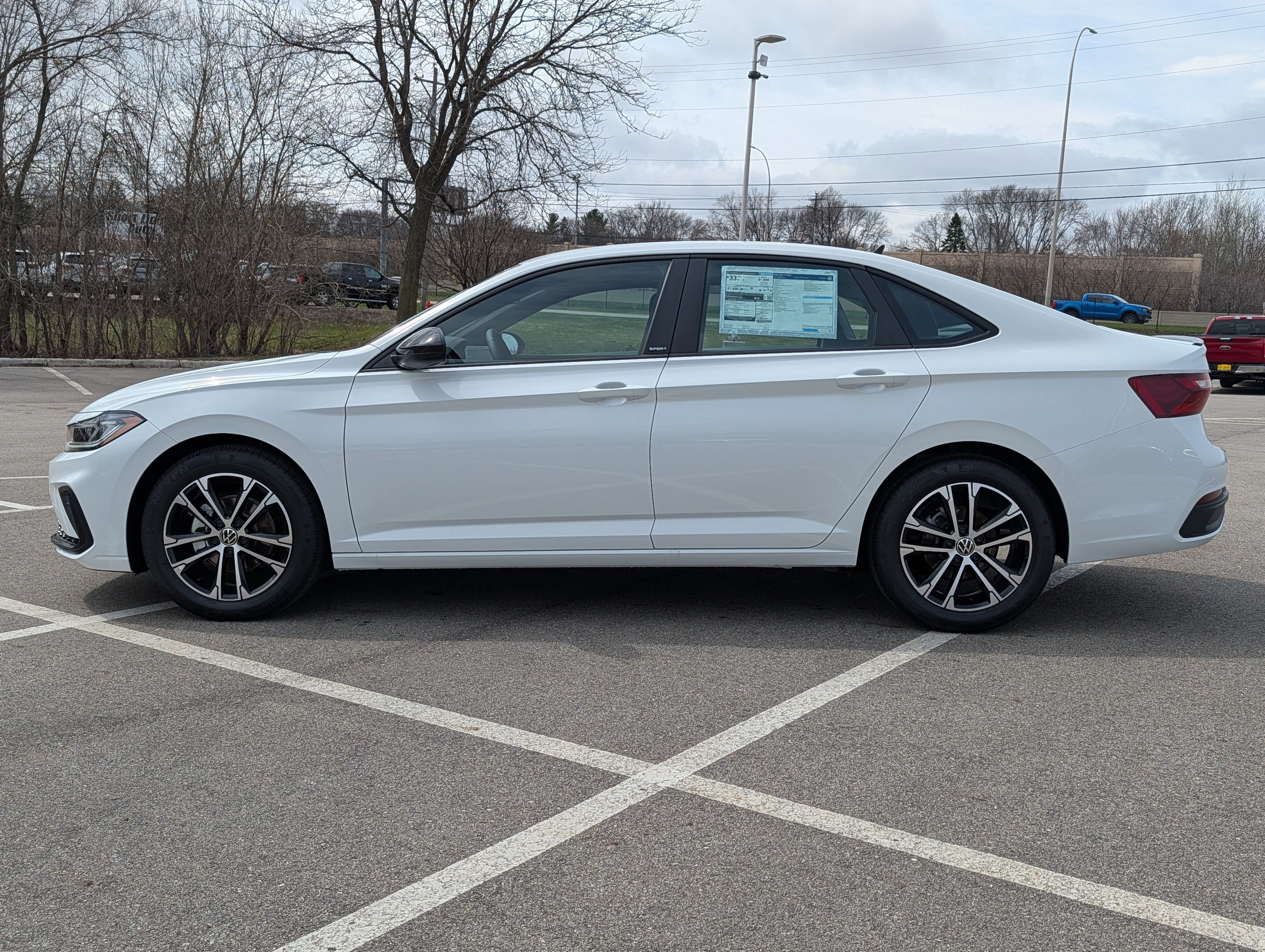 New 2026 Pure White Volkswagen Sport image 3