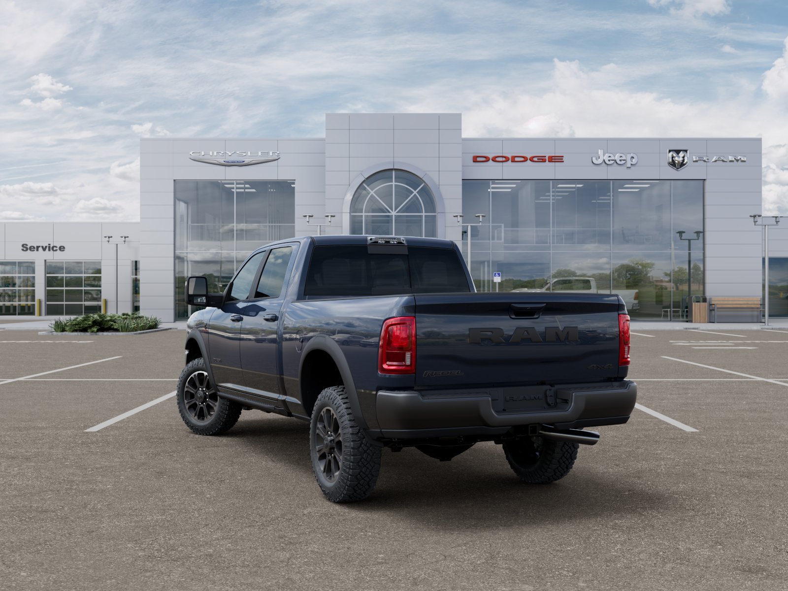 New 2026 Forged Blue Metallic Exterior Paint RAM Rebel image 29