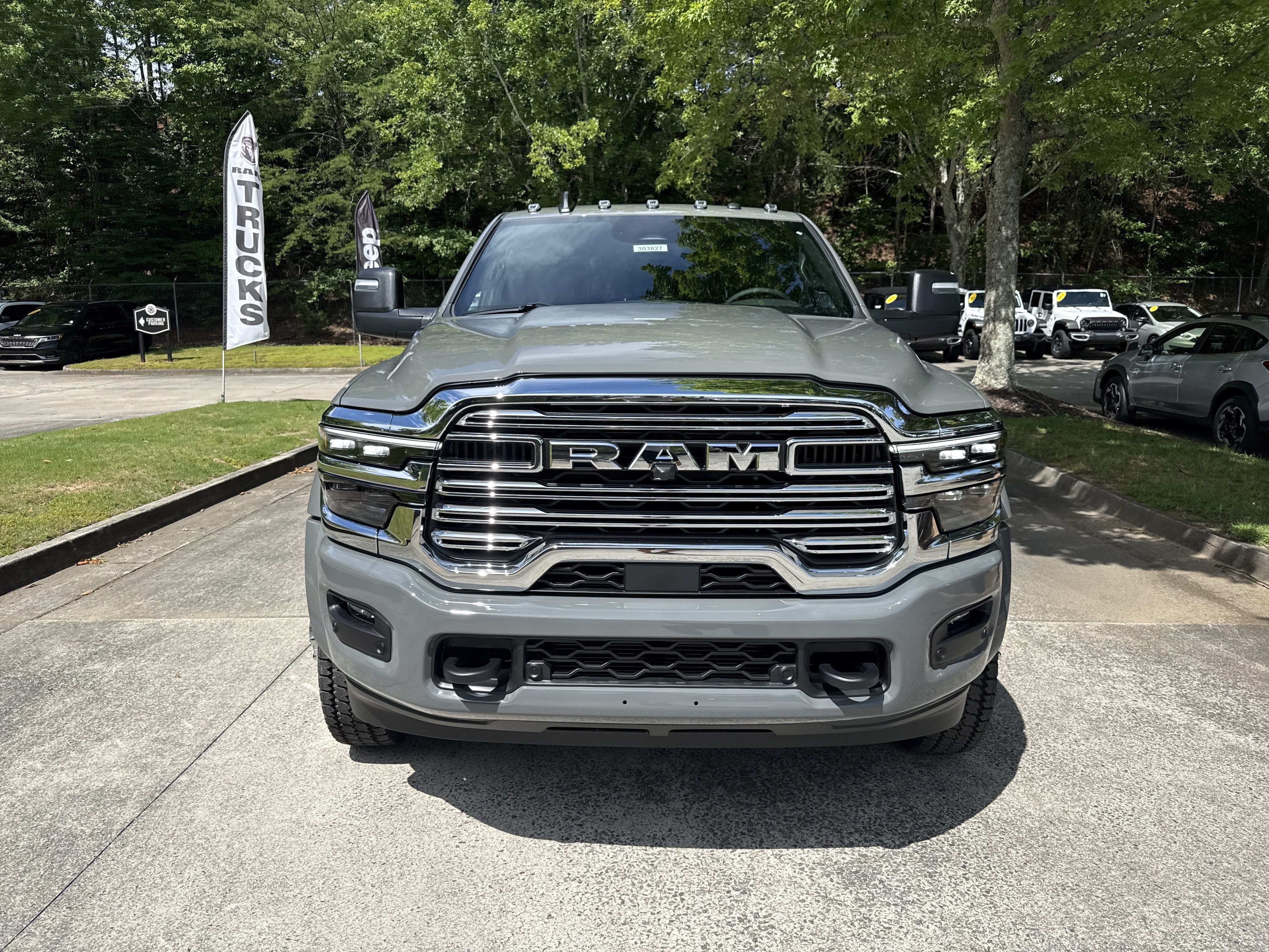 New 2026 Ceramic Gray Clearcoat RAM Big Horn image 2