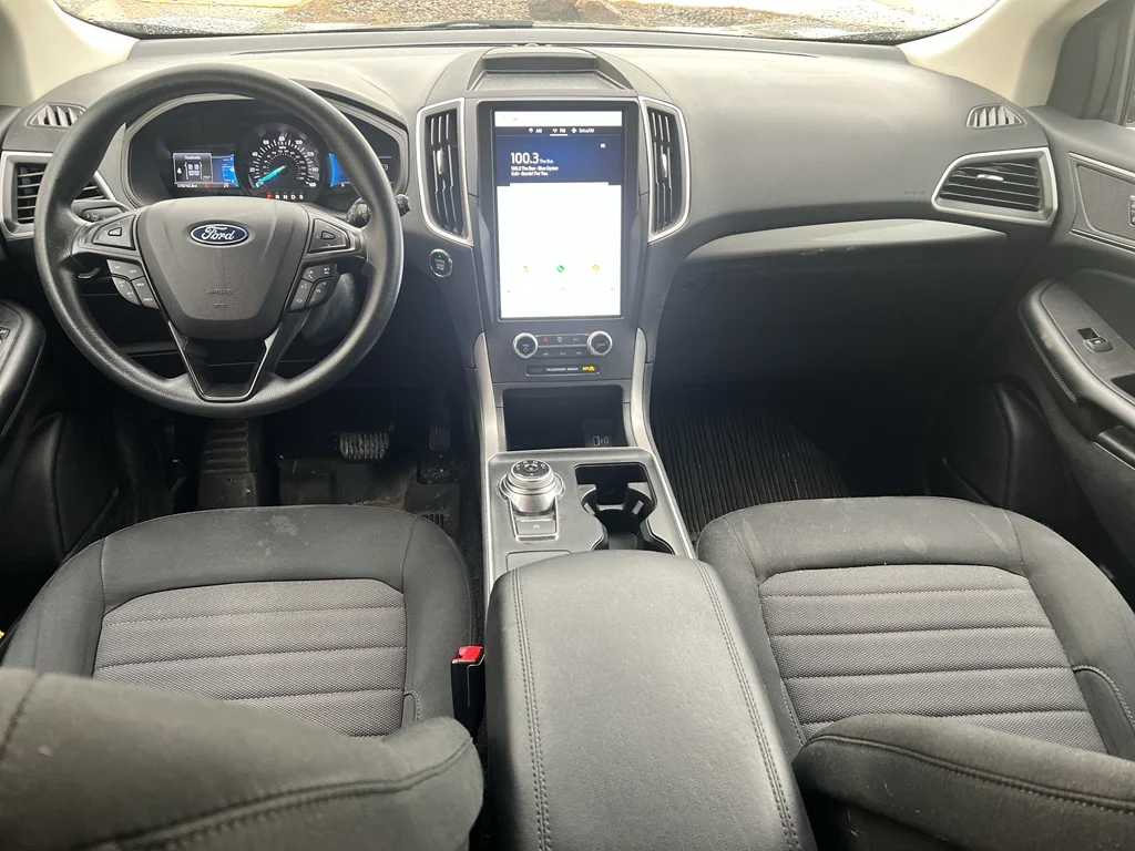 Used 2022 Carbonized Gray Metallic Ford SE image 2