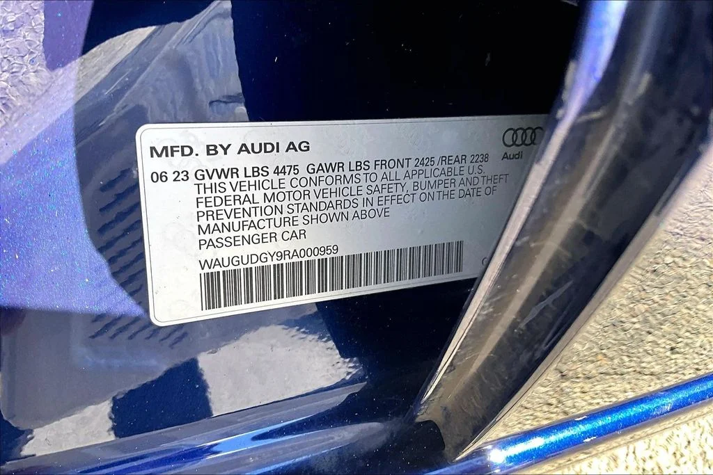Used 2024 Blue Audi 40 Premium image 19