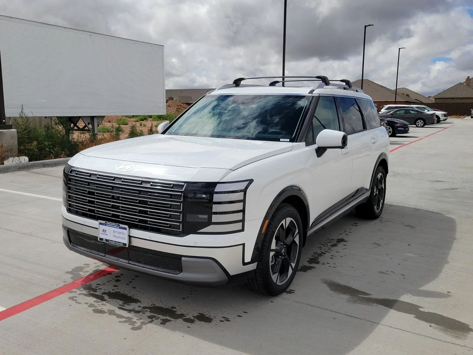 New 2027 Creamy White Hyundai Limited 7P 4dr All-Wheel Drive image 1