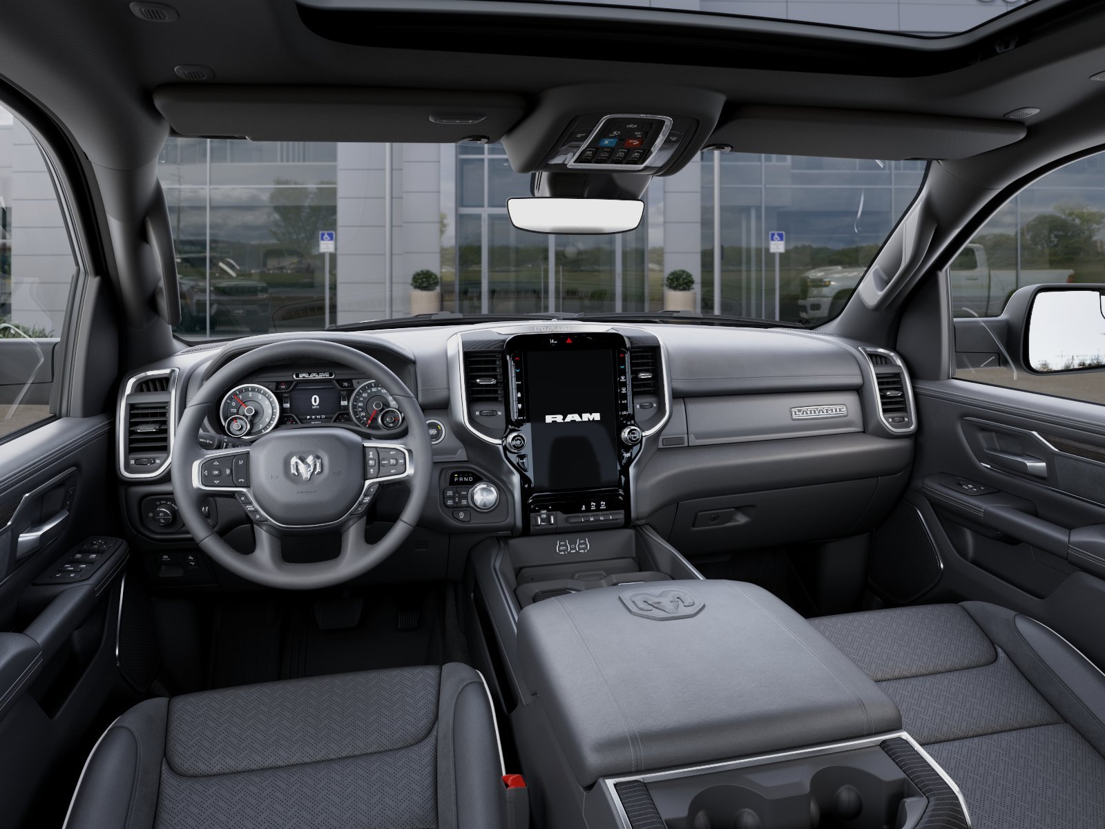 New 2026 Bright White Clear-Coat Exterior Paint RAM Laramie image 40