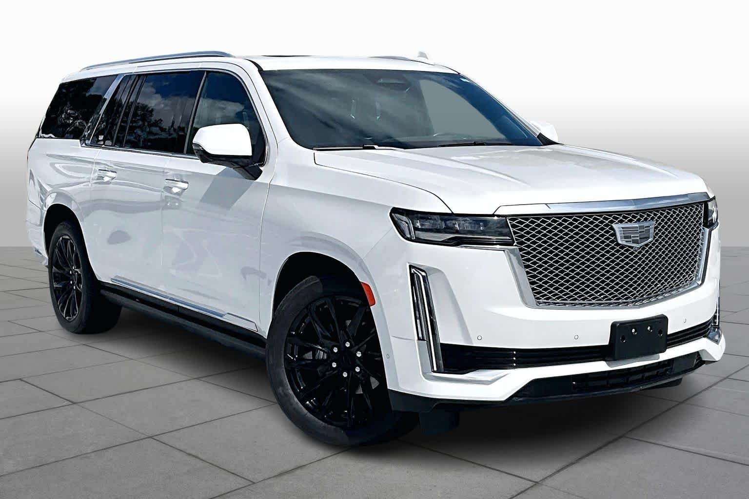 Used 2023 Crystal White Tricoat Cadillac 4WD Premium Luxury Platinum image 2