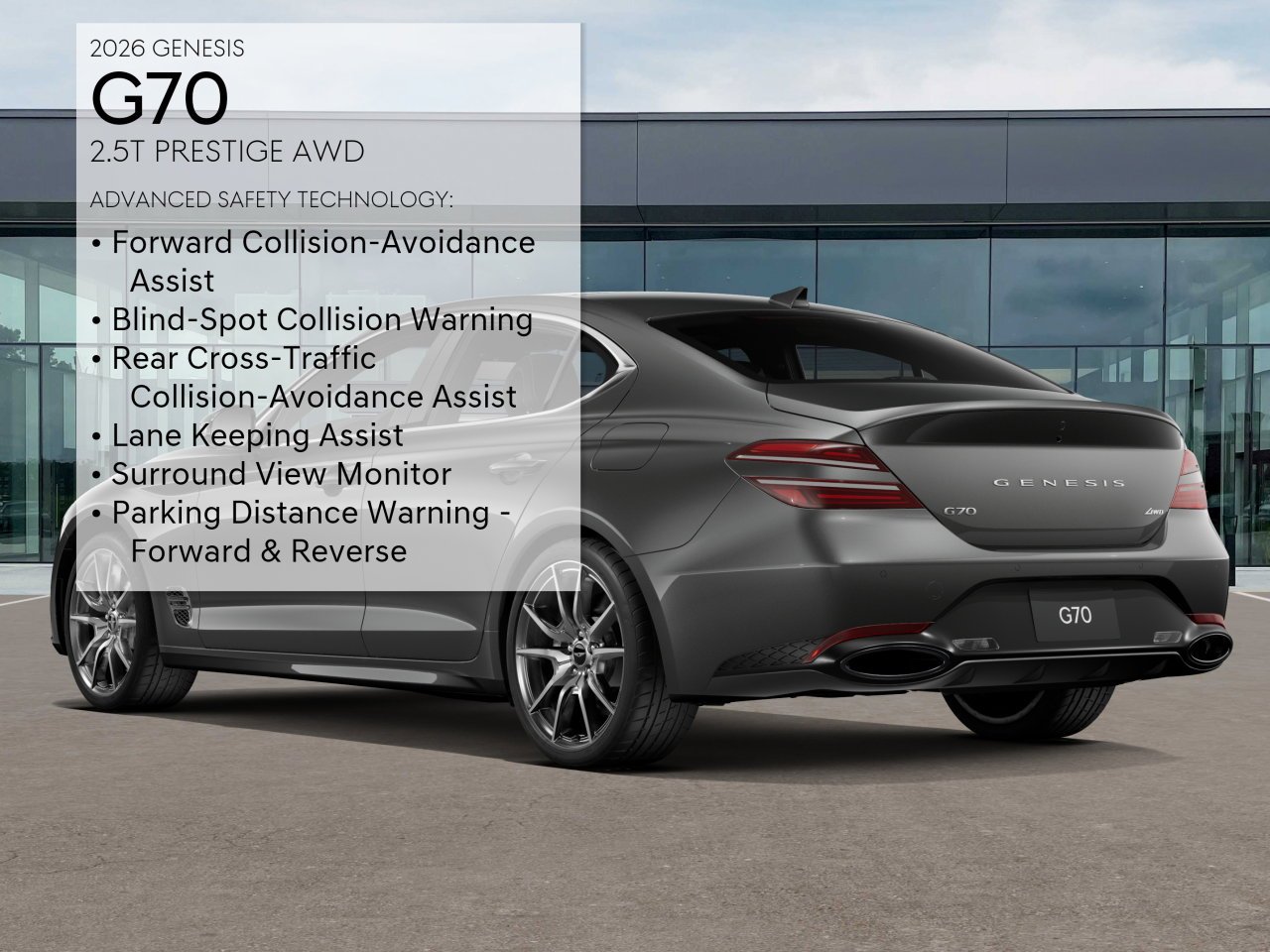 New 2026 Gray Genesis 2.5T PRESTIGE image 7