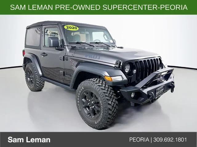 Used 2020 Gray Jeep Sport image 1