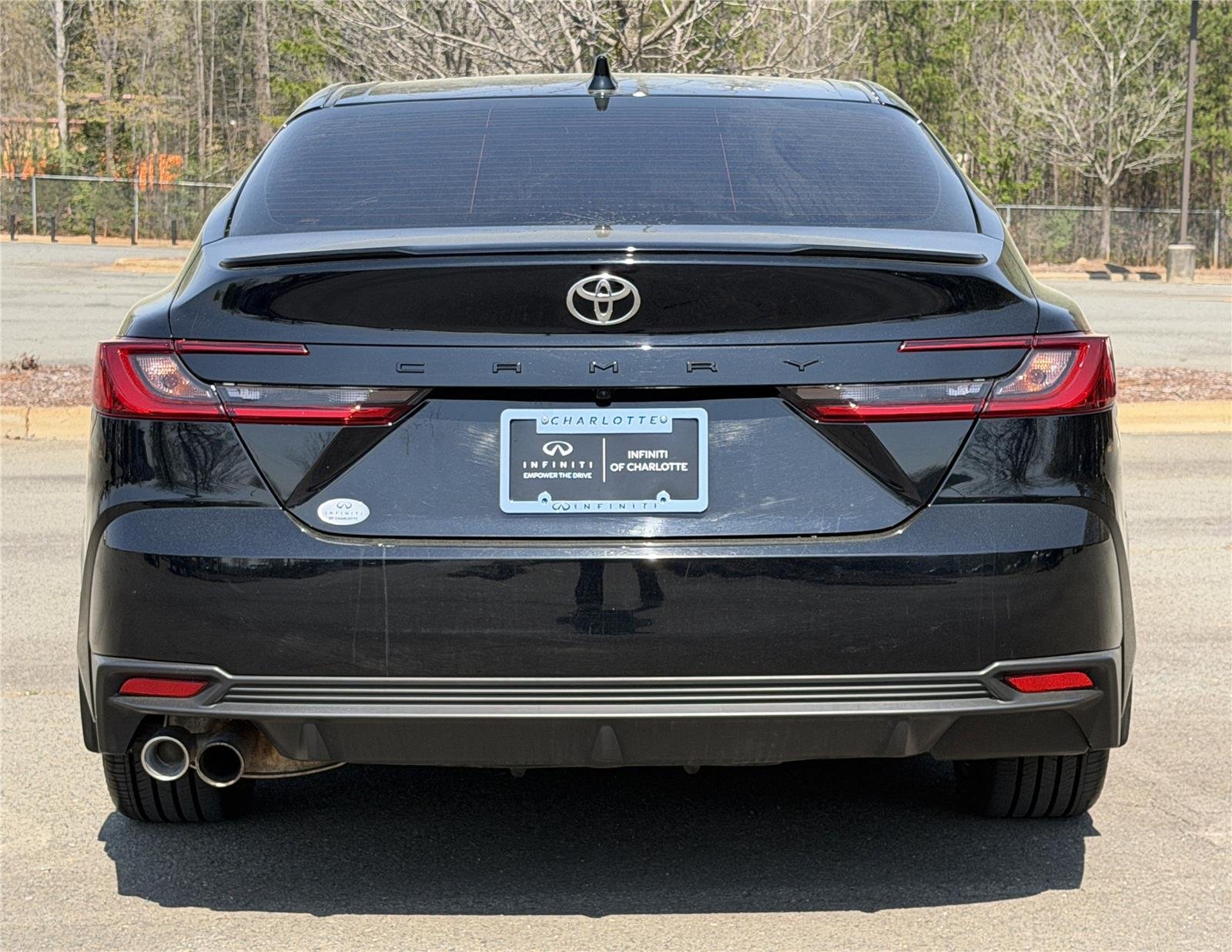 Used 2025 Midnight Black Metallic Toyota SE image 22