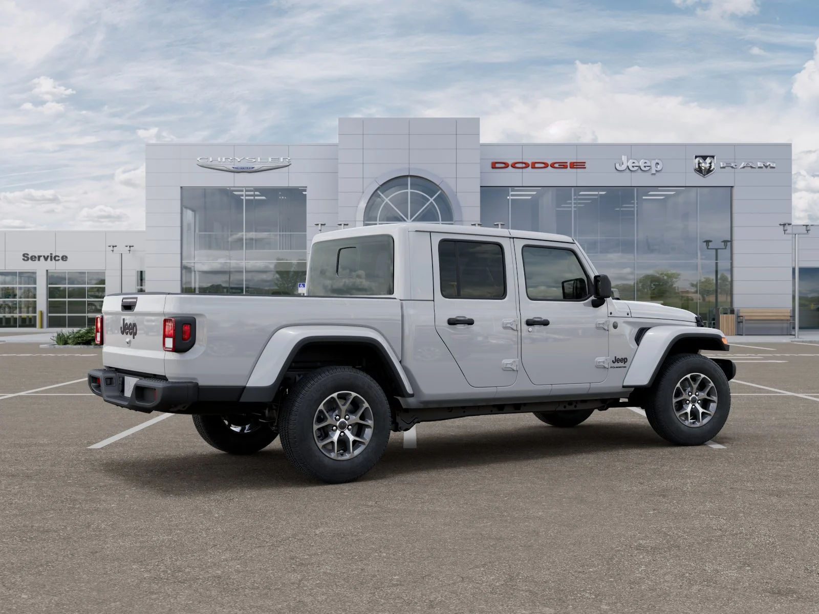 New 2026 Bright White Clear-Coat Exterior Paint Jeep Sport S image 31