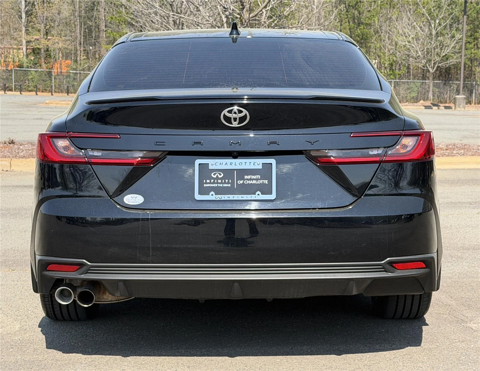 Used 2025 Midnight Black Metallic Toyota SE image 22