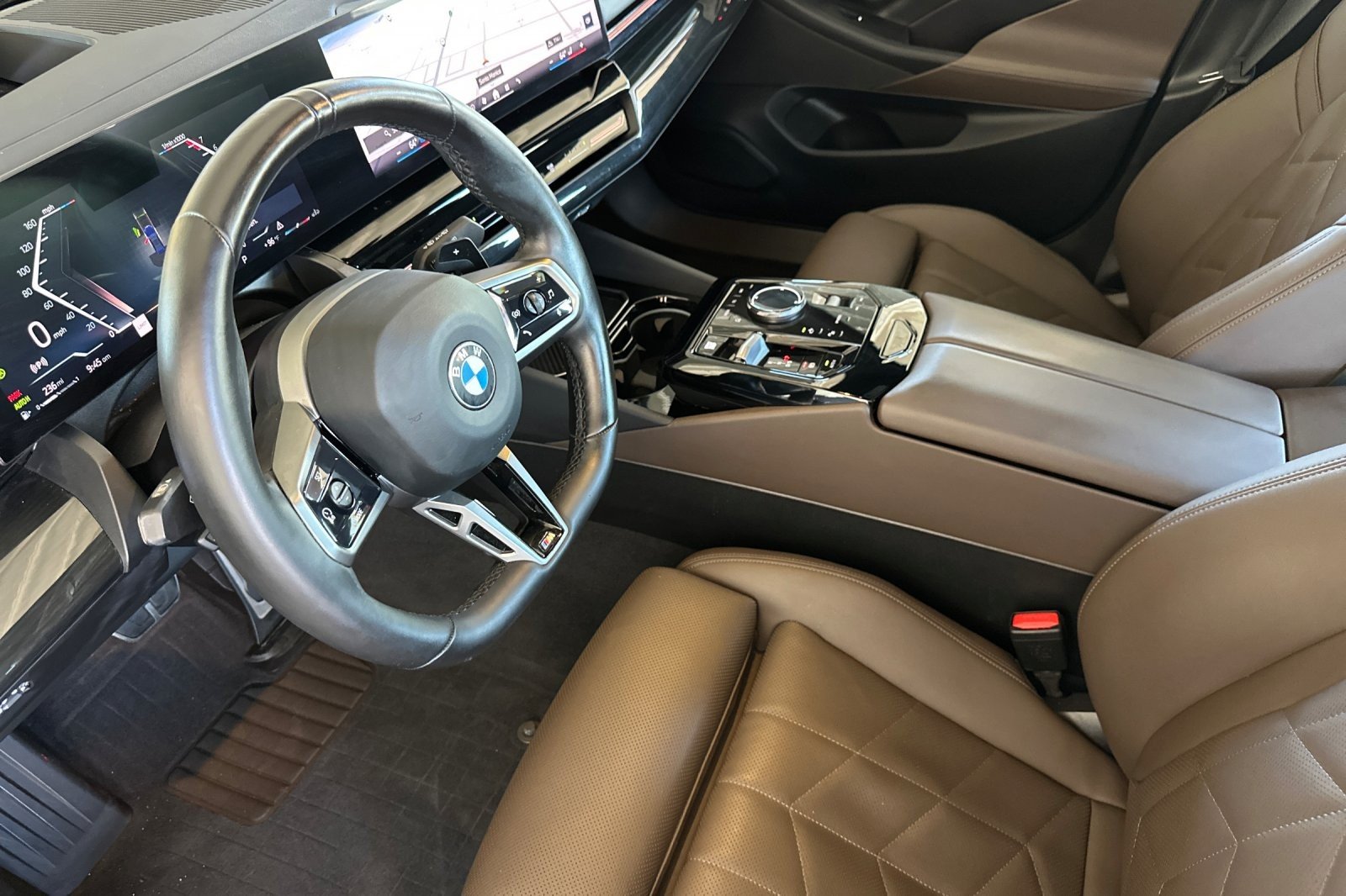 Used 2025 Tanzanite Blue II Metallic BMW 530i xDrive image 9