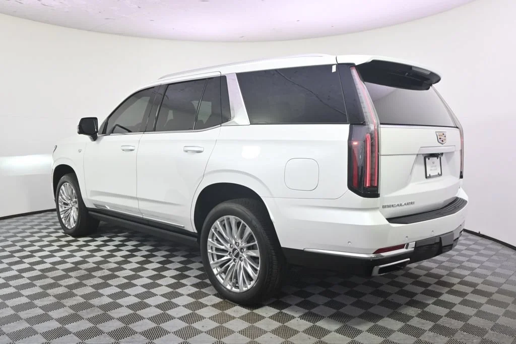 Used 2025 Crystal White Tricoat Cadillac Premium Luxury image 3
