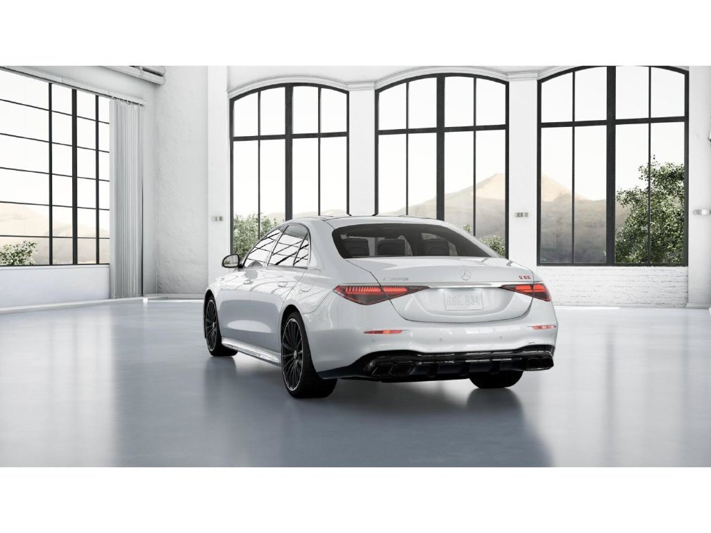 New 2026 MANUFAKTUR Moonlight White Metallic Mercedes-AMG AMG® S 63 E 4MATIC Sedan image 67