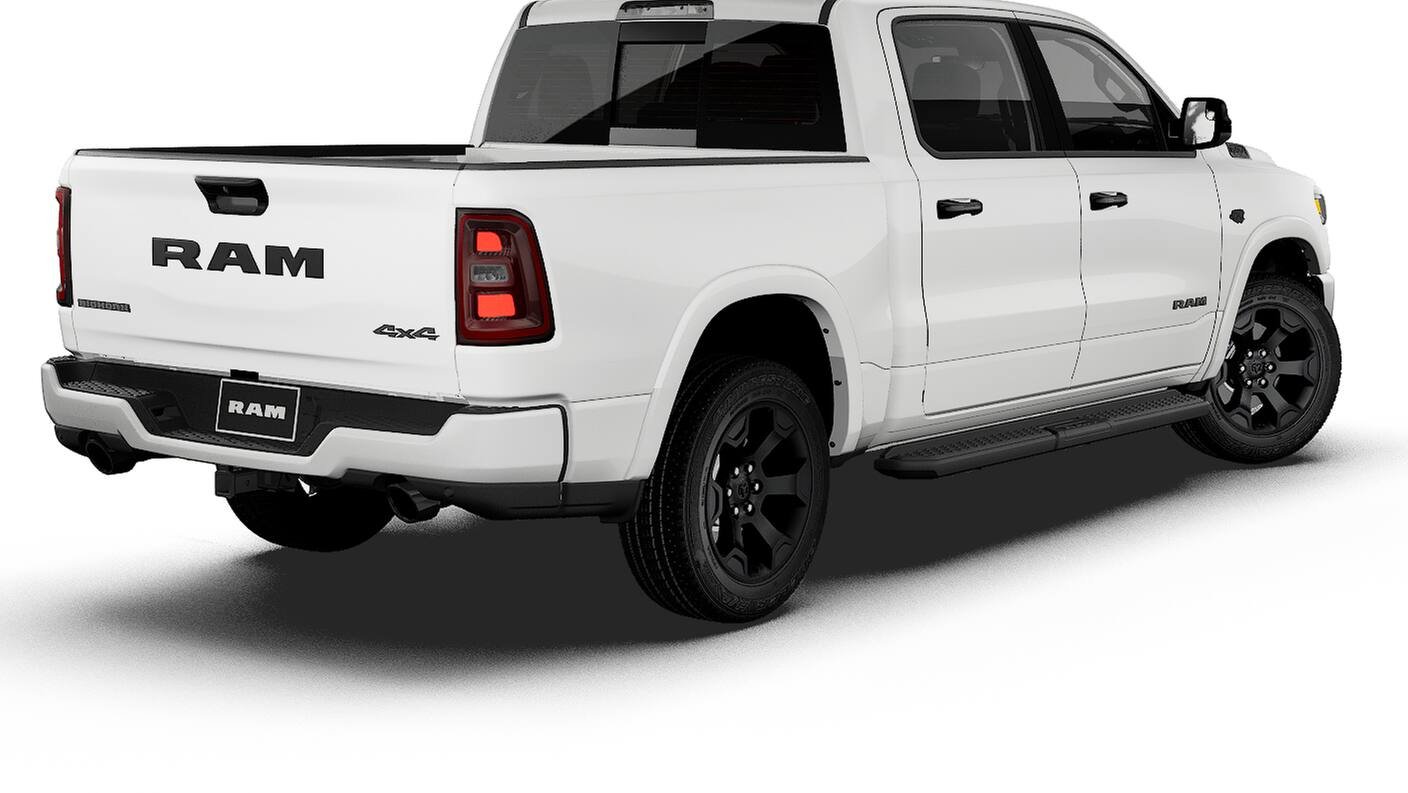 New 2027 Bright White Clear-Coat Exterior Paint RAM BIG HORN image 14