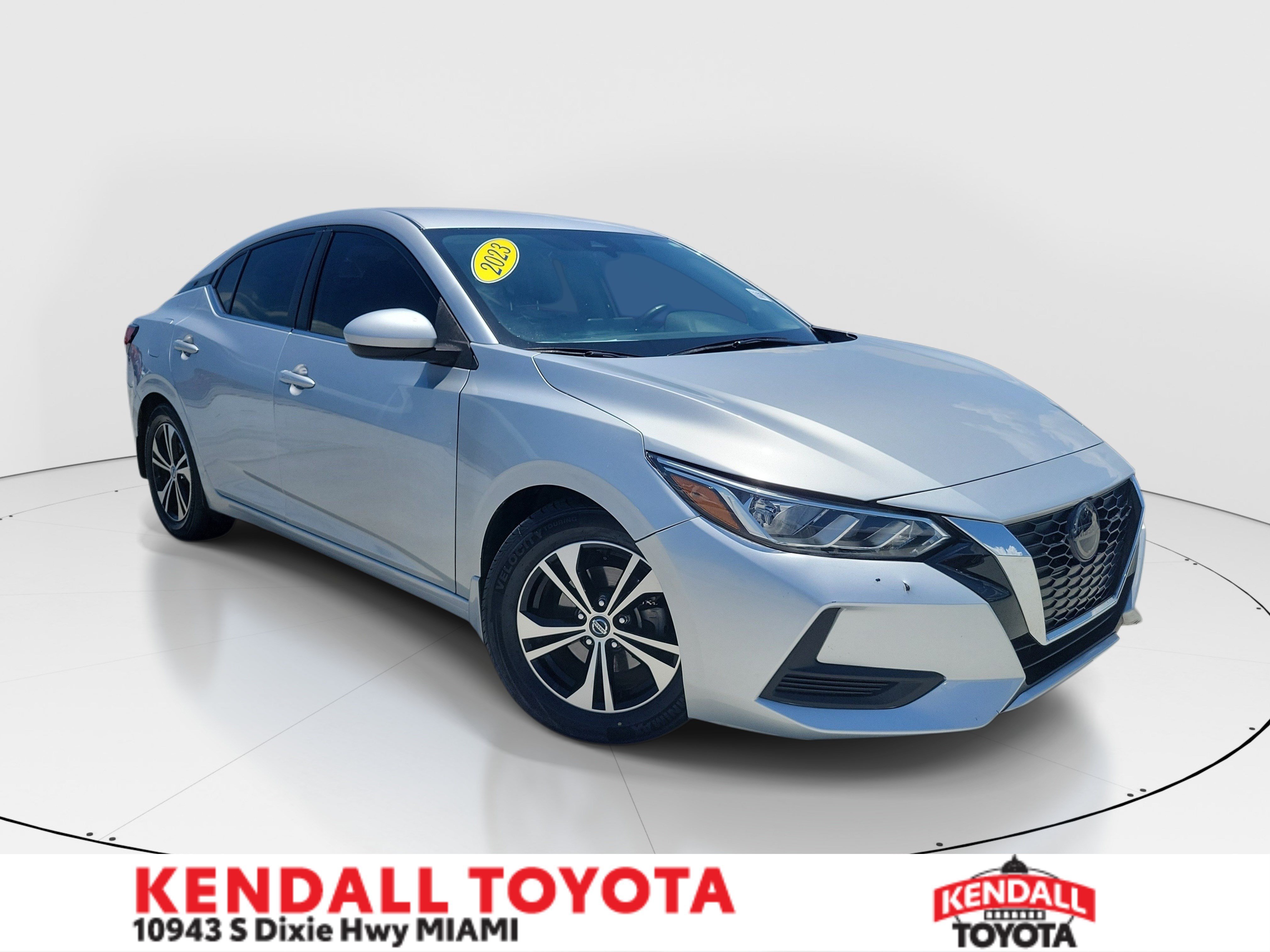 Used 2023 Brilliant Silver Metallic Nissan SV image 1