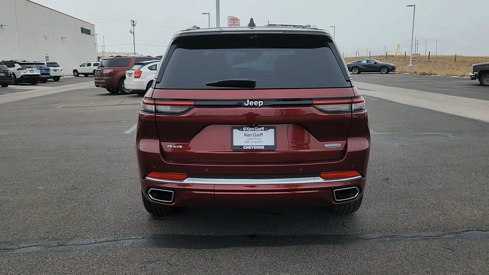 Used 2022 Velvet Red Pearlcoat Jeep Summit Reserve image 3