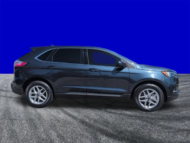 Certified Used 2024 Stone Blue Metallic Ford SEL image 3