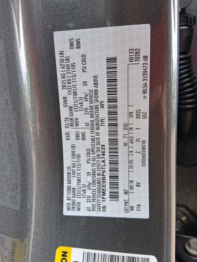 New 2026 Carbonized Gray Metallic Ford Badlands® image 28