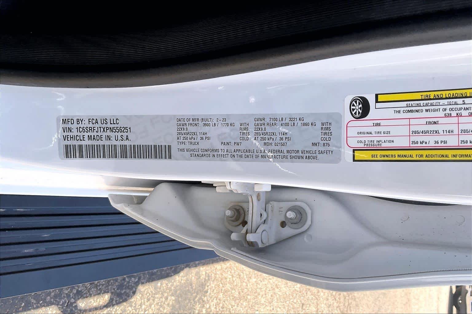 Used 2023 Bright White Clearcoat Ram Laramie image 32